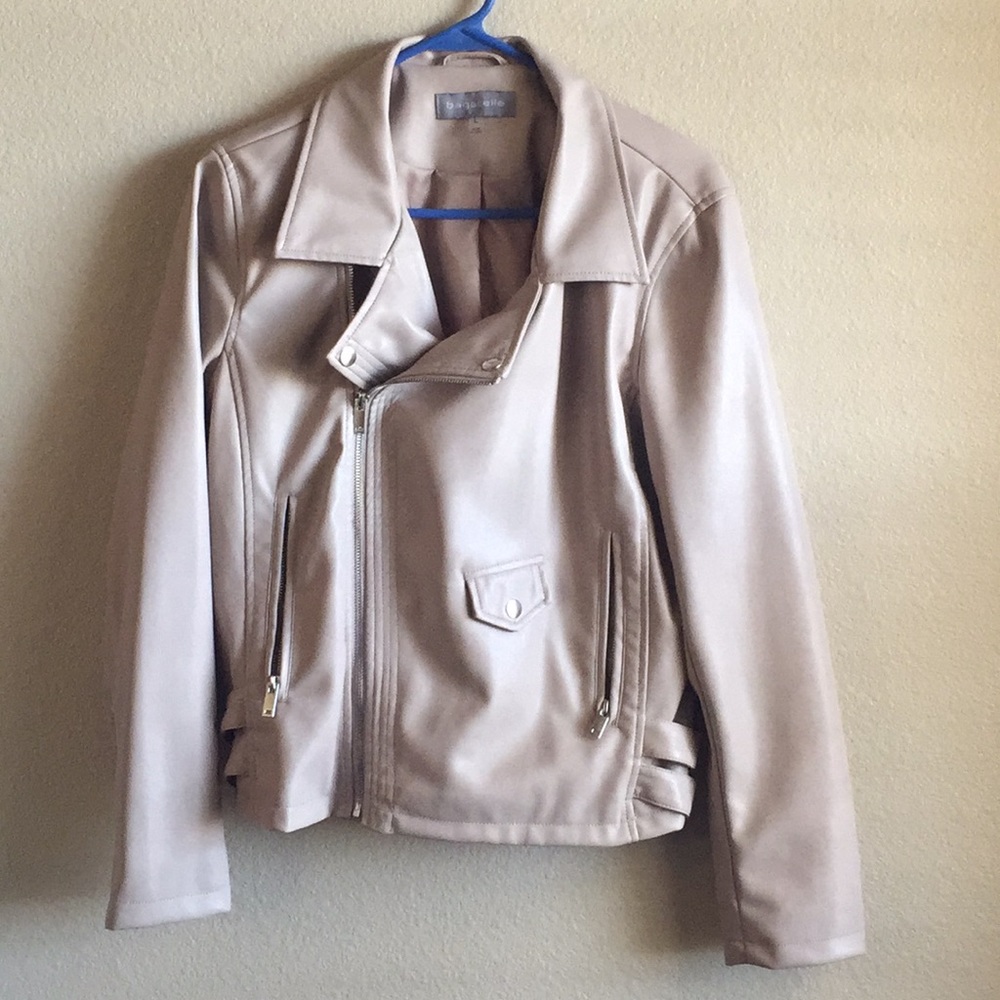 Bagatelle blush moto jacket